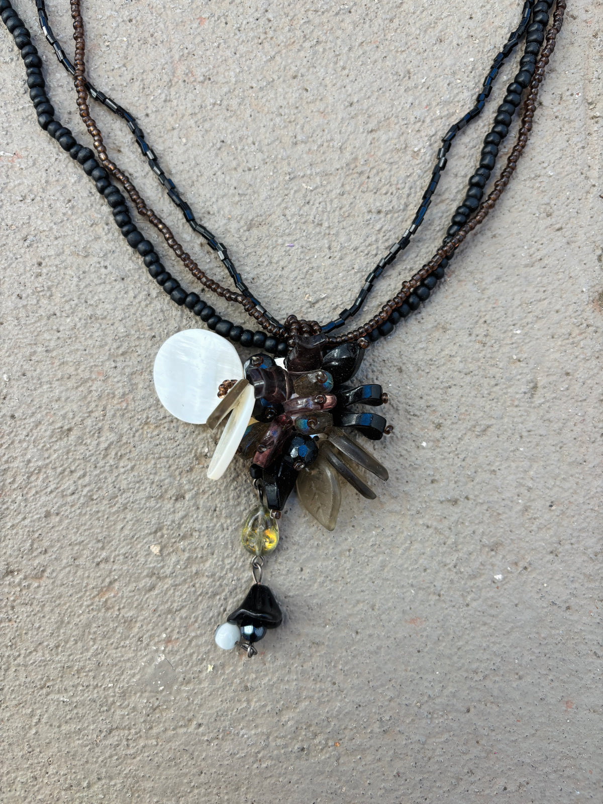 short pearl necklace