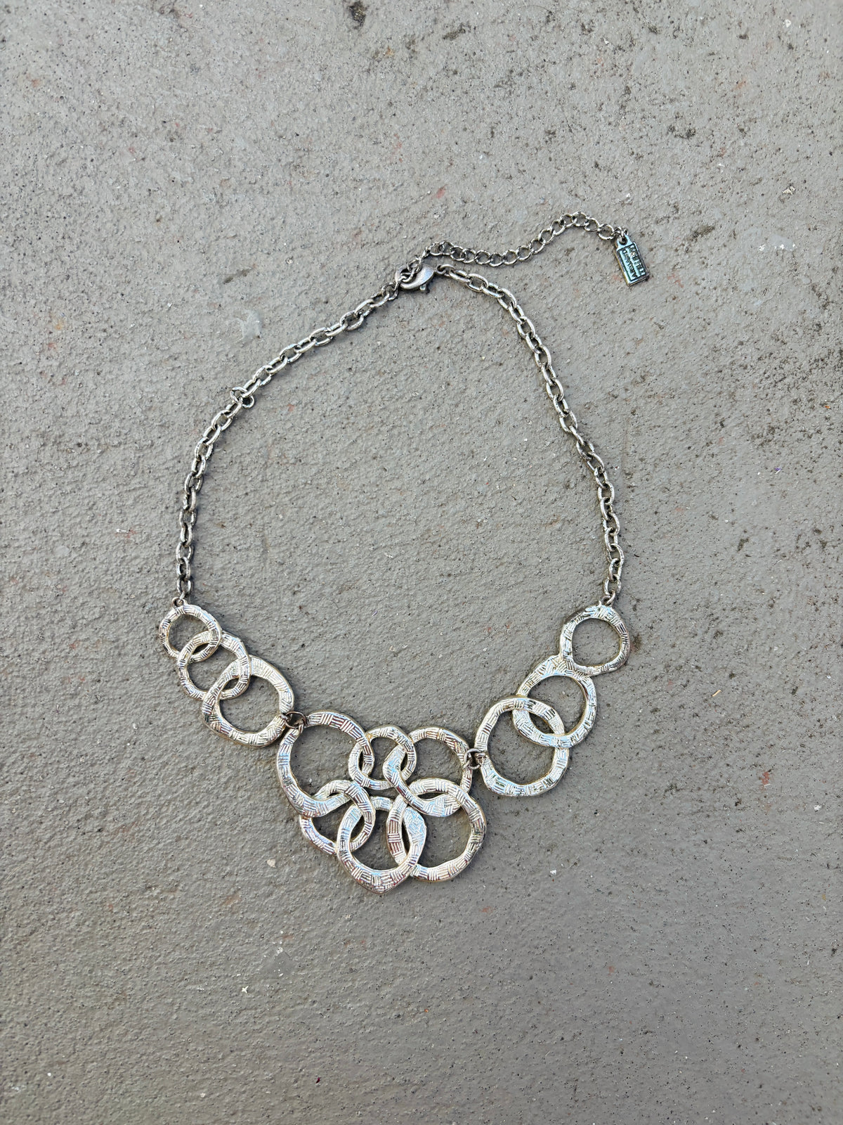 silver statement necklace