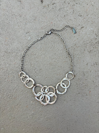 silver statement necklace