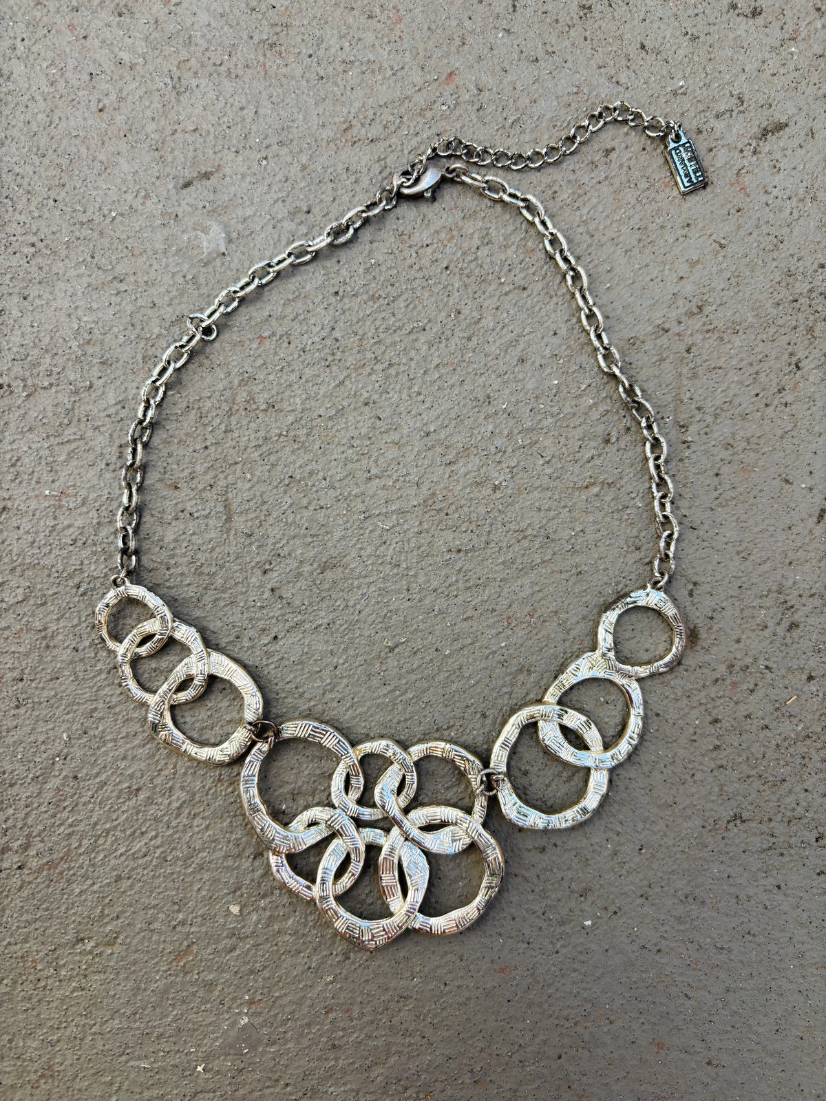 silver statement necklace