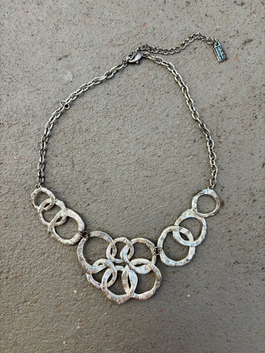 silver statement necklace