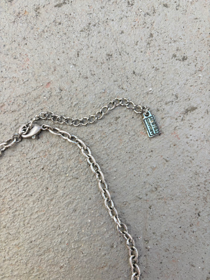silver statement necklace