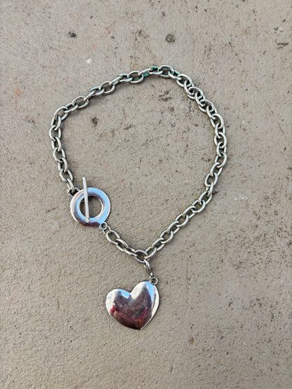 raver heart necklace
