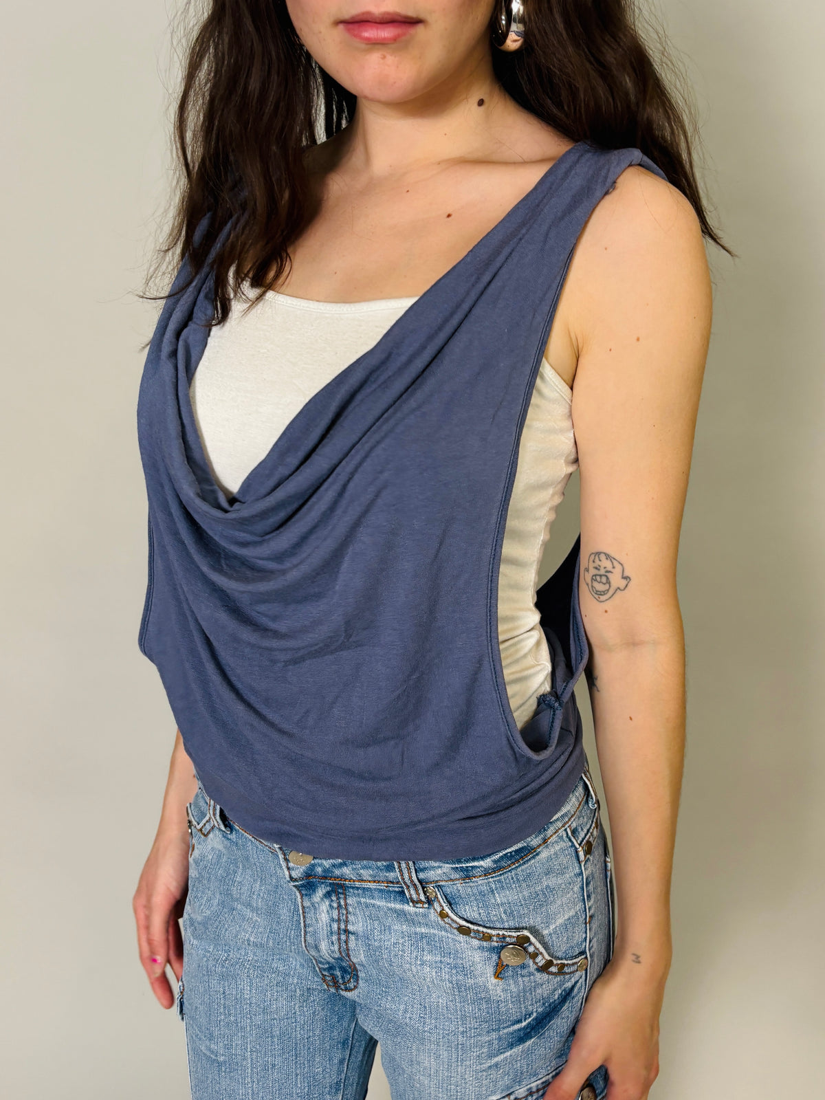 layered backless top