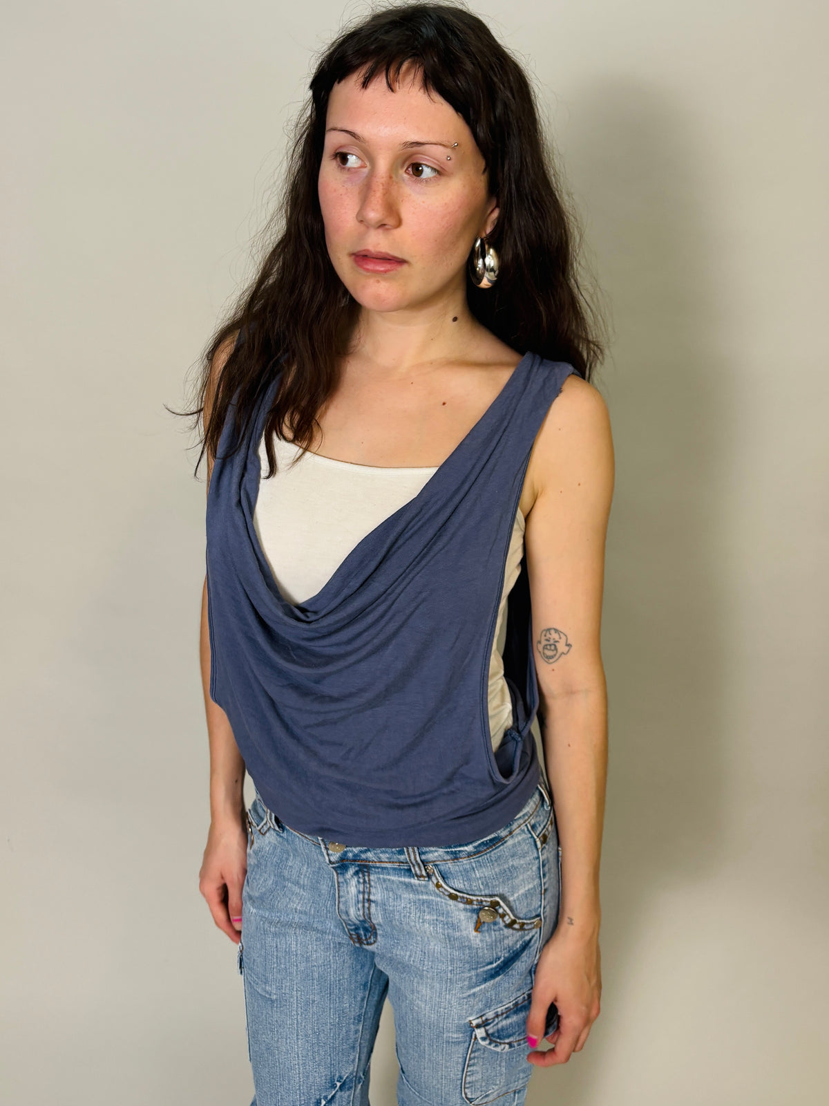 layered backless top
