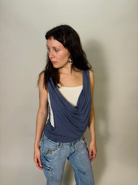 layered backless top