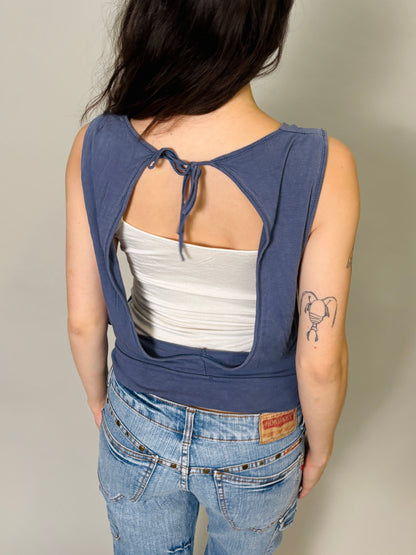 layered backless top