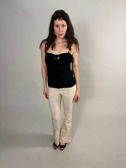 black button cami