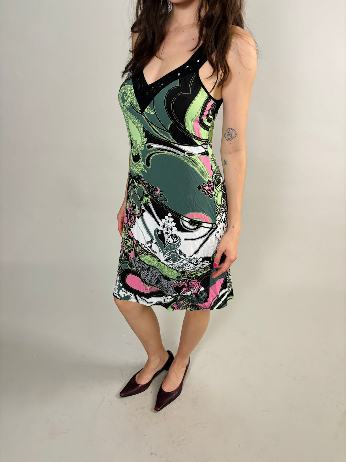 colorful summer dress