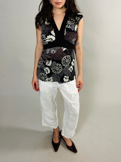 floral 90s tshirt