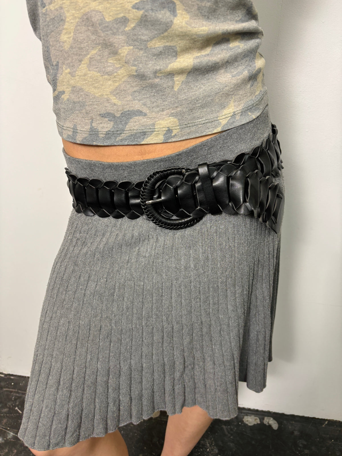 00s black maxi belt