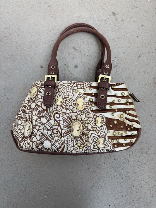 2000s zebra print bag