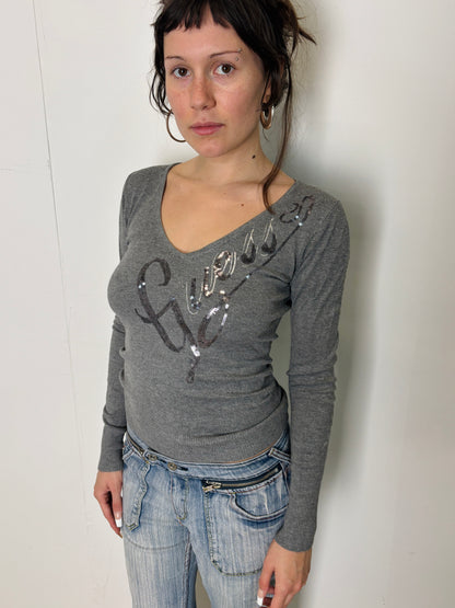 GUESS v-neck sweater