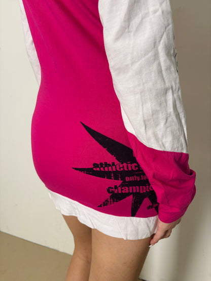 funky print mini dress