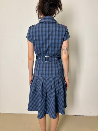 karen millen plaid midi dress