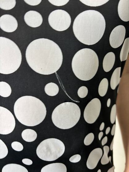 asymmetrical dot dress