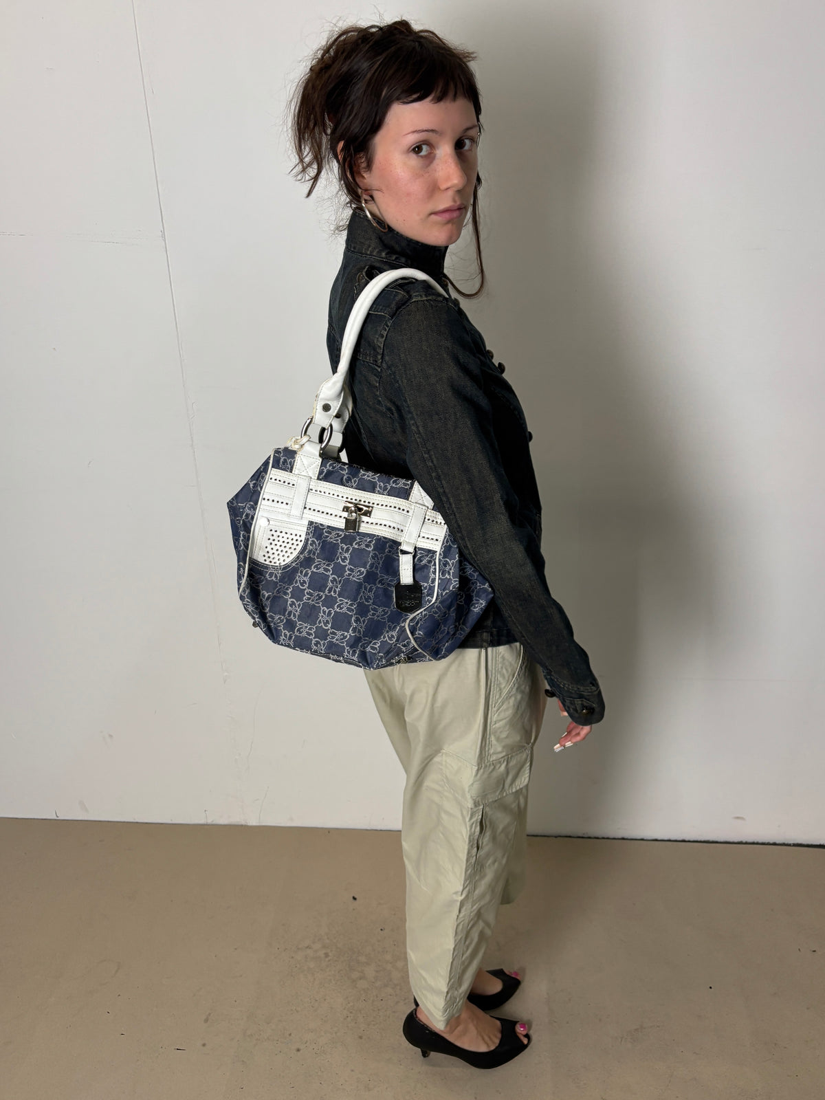 2000s denim bag