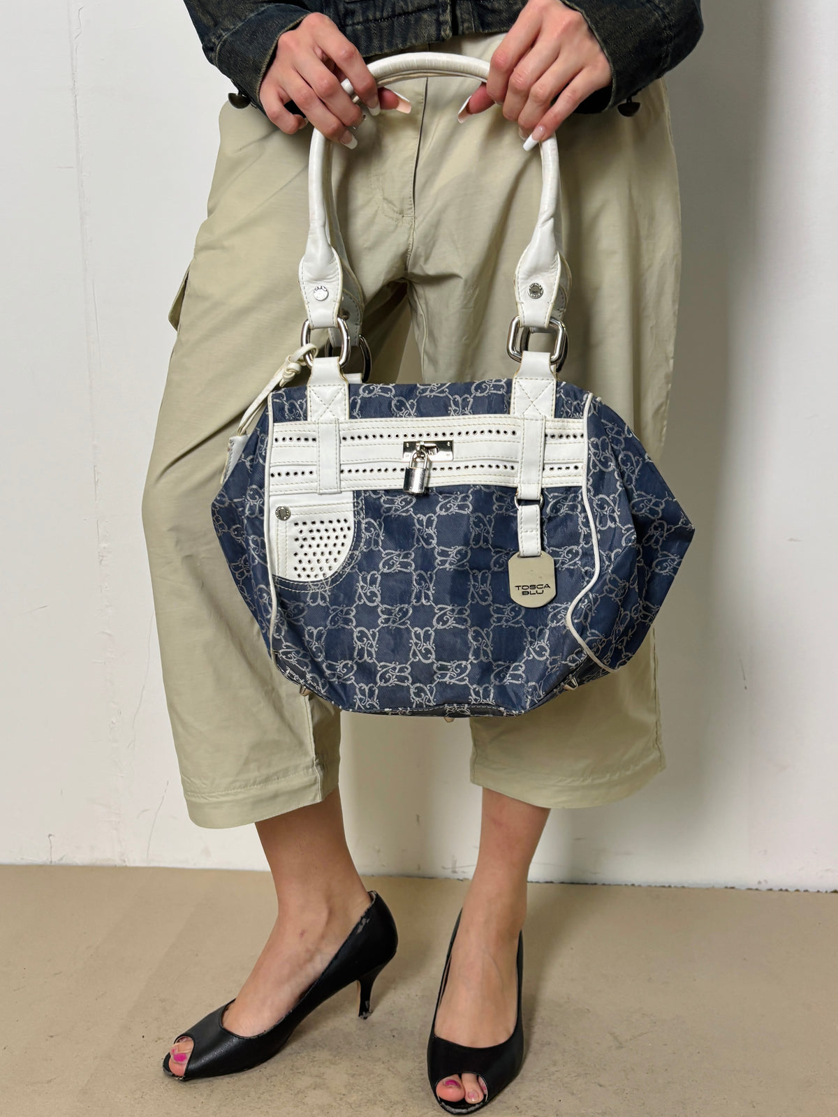 2000s denim bag